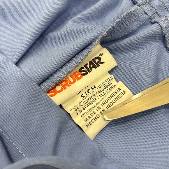 NWOT Scrubstar Cargo Scrub Set Light Blue Size Small - Picture 6 of 6